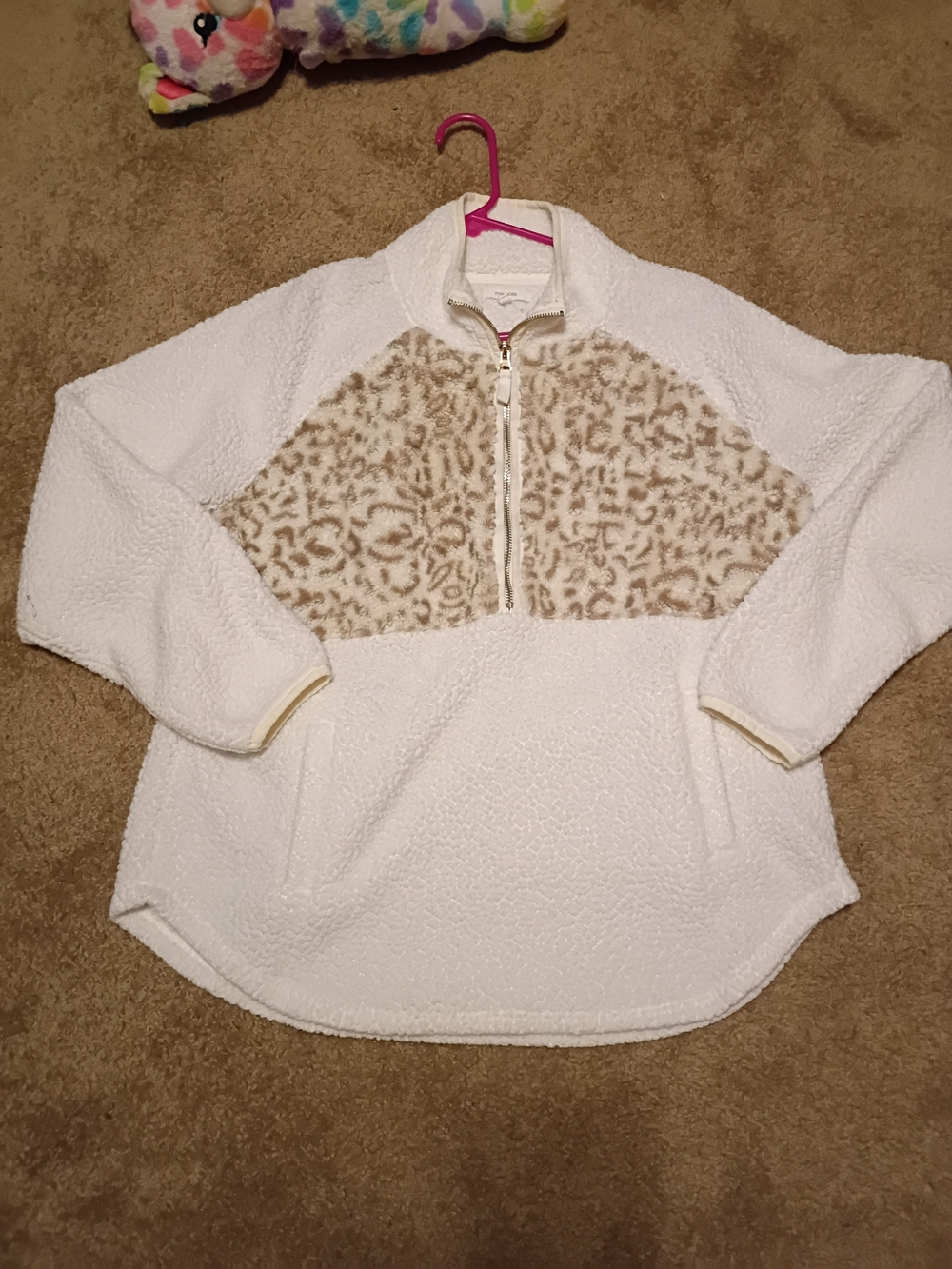 Maurices White Sherpa Zip-Up Jacket W/ Crossbody Bag Bundle!!!